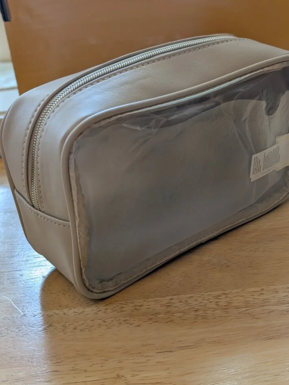 Primark Panda Clear Cosmetic Pouch NWT